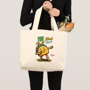 Je had me bij Tacos Canvas tas Fun Foodie Canvas B