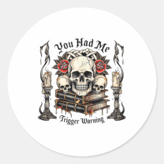 Je had me bij Trigger Warning, Bad Book Club, Roma Ronde Sticker