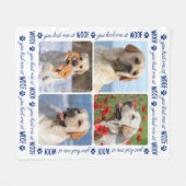 Je had me bij WOOF gepersonaliseerd Hondenliefhebb Fleece Deken (Voorkant (Horizontaal))