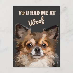Je had me bij Woof Pommerse Hondenliefhebbers Briefkaart
