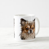 Je had me bij Woof | Pommerse Hondenliefhebbers Koffiemok (Voorkant rechts)