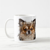 Je had me bij Woof | Pommerse Hondenliefhebbers Koffiemok (Links)