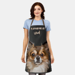 Je had me bij Woof | Pommerse Hondenliefhebbers Schort