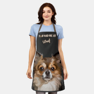 Je had me bij Woof   Pommerse Hondenliefhebbers Schort