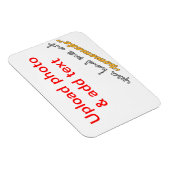 Je had me bij "zelfgemaakt" - DIY koelkast magneet (Rechterzijde)