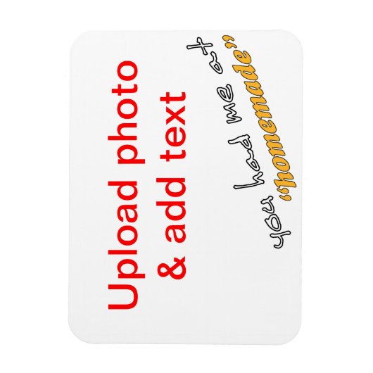 Je had me bij "zelfgemaakt" - DIY koelkast magneet (Verticaal)