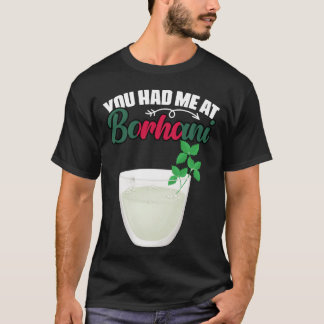Je had me grappig Bengaals eten Borhani vintage T-shirt