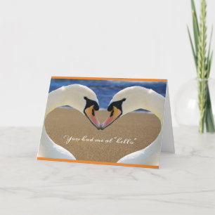 Je had me Hallo ik hou van je zwenkkaart Kaart