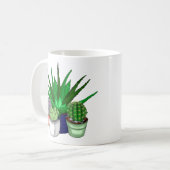 Je had me in Aloe | Funny Plant Pun Koffiemok (Voorkant links)