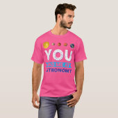 Je had me in de astronomie t-shirt (Voorkant volledig)