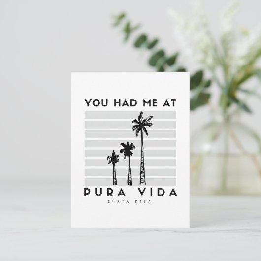 Je had me in het Briefkaart van Pura Vida Costa Ri (Staand voorkant)