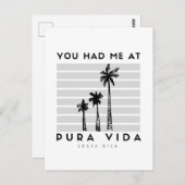 Je had me in het Briefkaart van Pura Vida Costa Ri (Voorkant / Achterkant)
