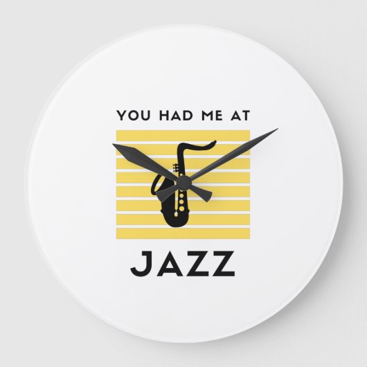 Je had me in jazz grote klok (Voorkant)