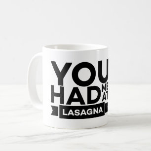 Je had me in Lasagna, Lasagna Lover Koffiemok