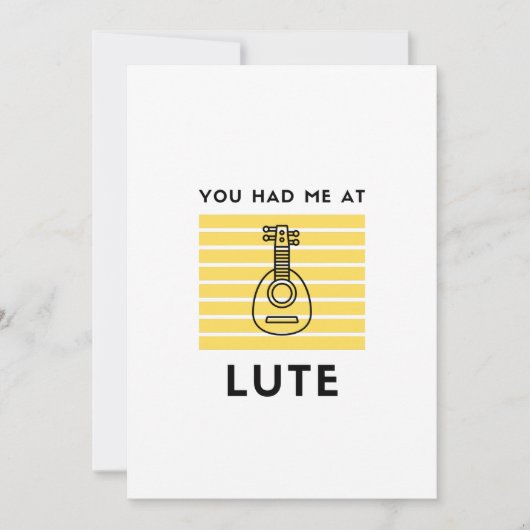 Je had me in lute feestdagenkaart (Voorkant)