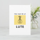 Je had me in lute feestdagenkaart (Staand voorkant)