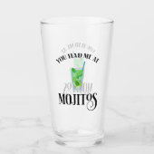 Je had me in Mojitos Glas (Voorkant)