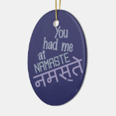 Je had me in Namaste ornament (Links)