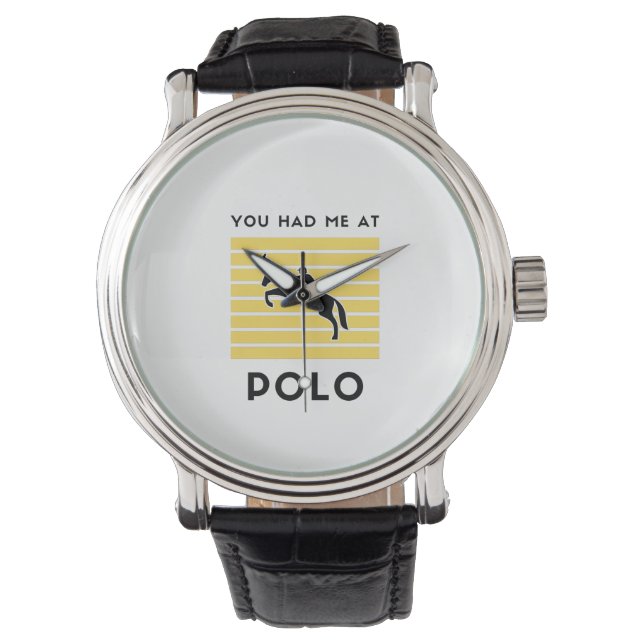 Je had me in polo horloge (Voorkant)