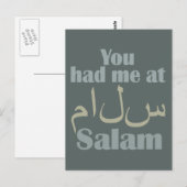 Je had me in Salam briefkaart (Voorkant / Achterkant)
