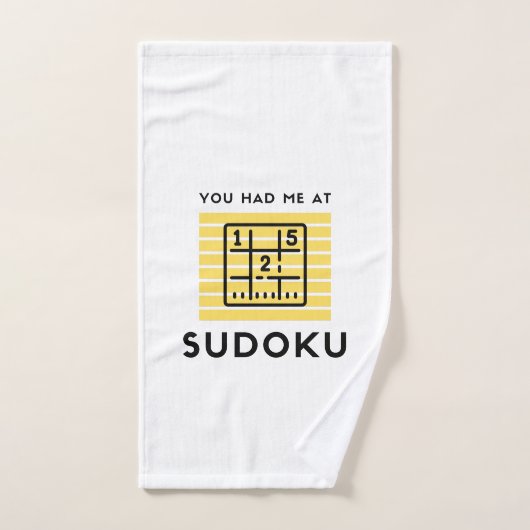 Je had me in sudoku handdoek (Handdoek)