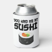 Je had me in Sushi, grappig eten Blikjeskoeler (Blikje Voorkant)