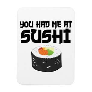 Je had me in Sushi, grappig eten Magneet