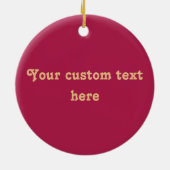 Je had me op Ciao! aangepaste versiering Keramisch Ornament (Achterkant)