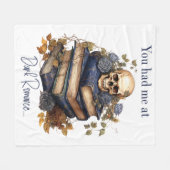 Je had me op Dark Romance Fleece Deken (Voorkant (Horizontaal))