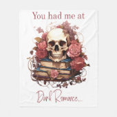 Je had me op Dark Romance Fleece Deken (Voorkant)