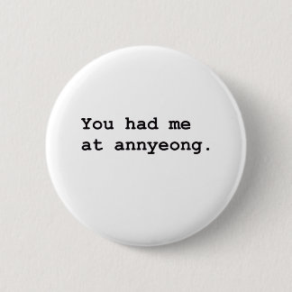Je had me op het Koreaanse K-POP T-shirt van Annye Ronde Button 5,7 Cm