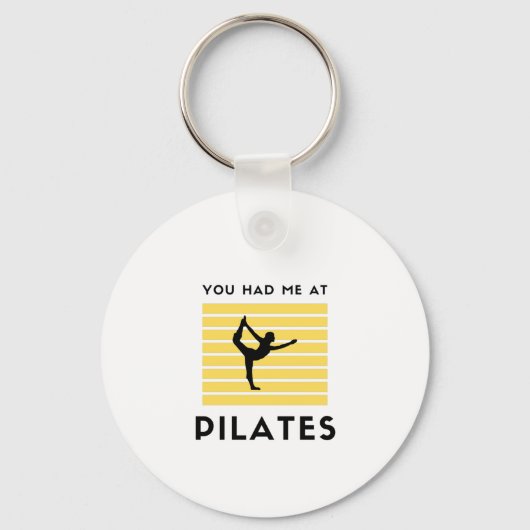 Je had me op pilates. sleutelhanger (Voorkant)