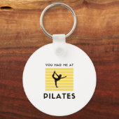 Je had me op pilates. sleutelhanger (Voorkant)