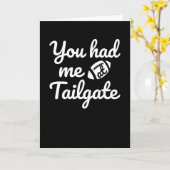 Je had me op Tailgate. Kaart (Gele Bloem)