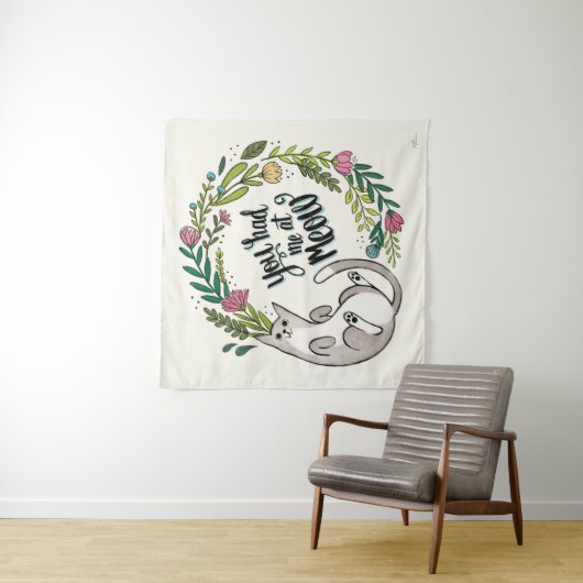 Je had me 's middags. wandkleed (In situ)