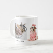 Je had me thuis | Dog Photo Collage Koffiemok (Voorkant links)