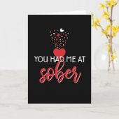 'Je had me toen ik sober was' Valentijnsdag voor d Kaart (Gele Bloem)