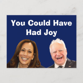 Je had vreugde kunnen hebben briefkaart