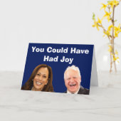 Je had vreugde kunnen hebben kaart (Gele Bloem)