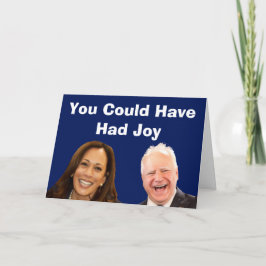 Je had vreugde kunnen hebben kaart