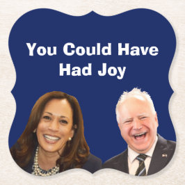 Je had vreugde kunnen hebben kartonnen onderzetters