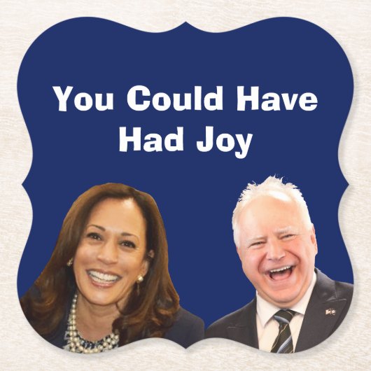 Je had vreugde kunnen hebben kartonnen onderzetters (Voorkant)