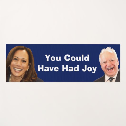 Je had vreugde kunnen hebben yogamat (Voorkant (horizontaal))