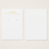 Je handgemaakte Boutique Visitekaartjes (Voorkant /achterkant)