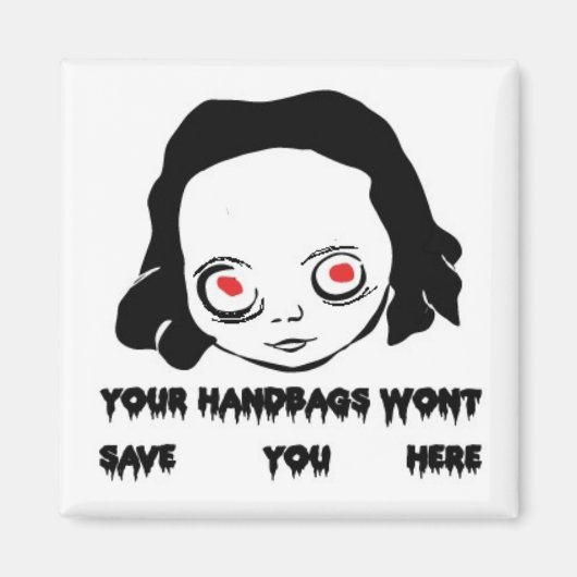 Je handtassen passen niet bij elkaar! magneet (Voorkant)