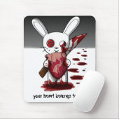 Je hart hoort bij mij! muismat (Met muis)