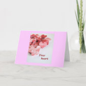 JE HART LIJKT OP JOU FEESTDAGEN KAART (Voorkant)