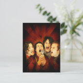 Je hart uitsteken briefkaart (Staand voorkant)