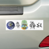 Je hebt al een voet in het volgende paradigma. bumpersticker (Op auto)