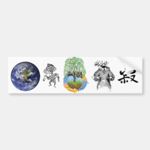 Je hebt al een voet in het volgende paradigma. bumpersticker
